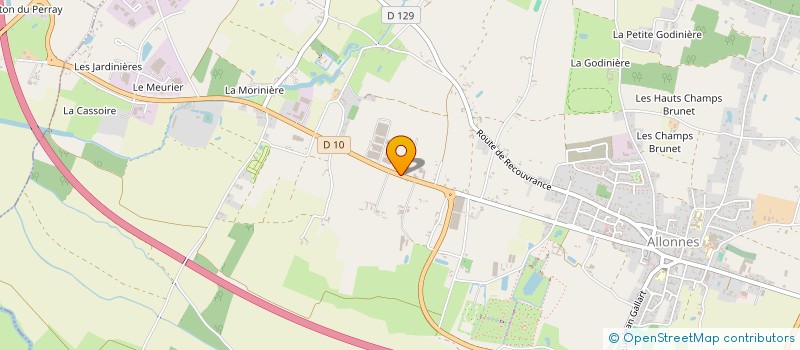 localisation de l'entreprise BIGARRE  ALLONNES