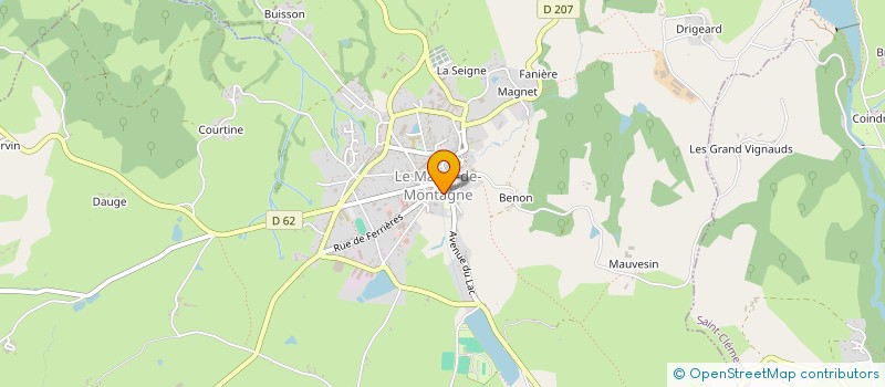 localisation de l'entreprise BIGAY à LE MAYET-DE-MONTAGNE