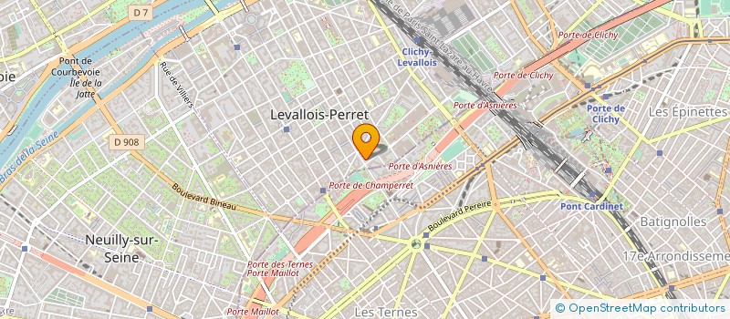 localisation de l'entreprise BIGBEN MEDIA à LEVALLOIS PERRET