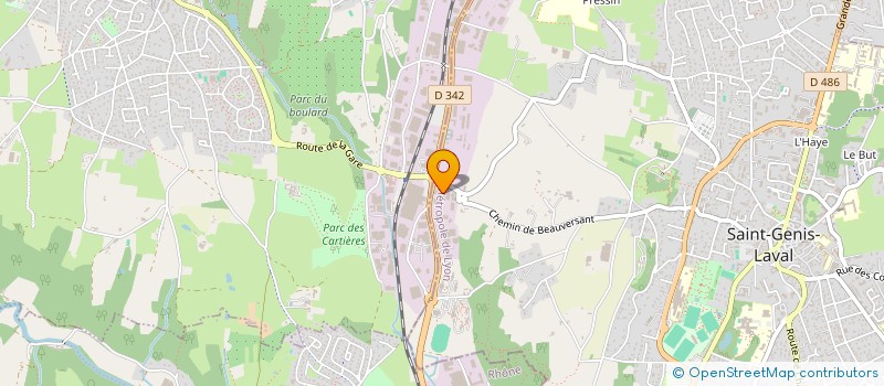 localisation de l'entreprise BIGBOXIMMO  SAINT-GENIS-LAVAL