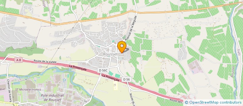 localisation de l'entreprise BIGBRAIN LABS à ROUSSET