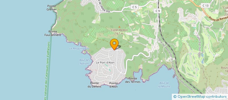 localisation de l'entreprise BIGE FAMILY à SAINT-CYR-SUR-MER