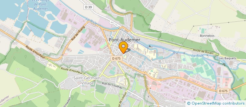 localisation de l'entreprise BIGEBOIS à PONT-AUDEMER