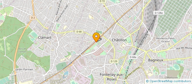 localisation de l'entreprise BIGEM à CHATILLON