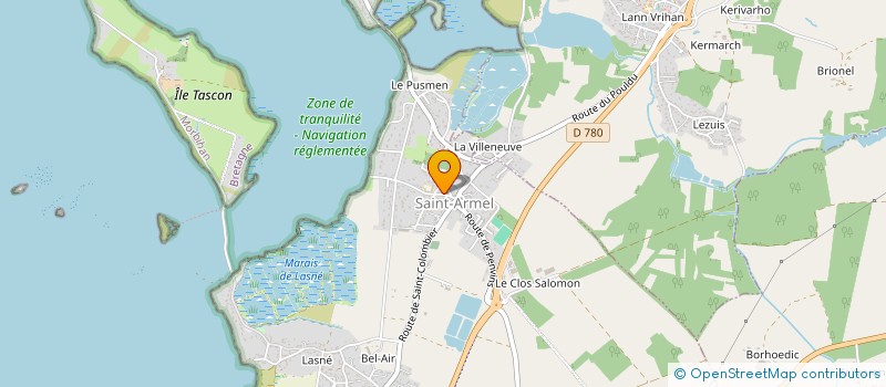 localisation de l'entreprise BIGFIVE HOLDING  SAINT-ARMEL