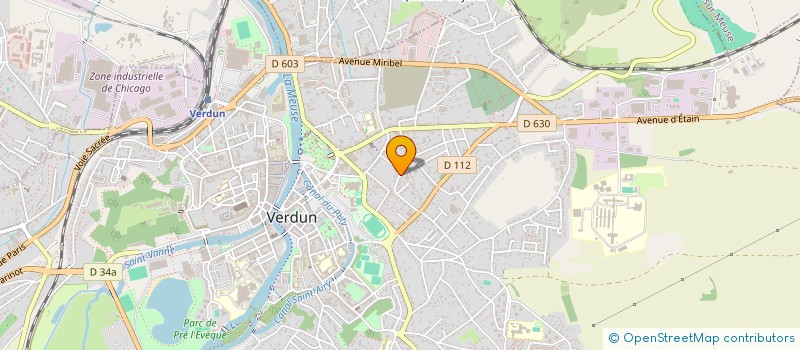 localisation de l'entreprise BIGG COMPANY à VERDUN