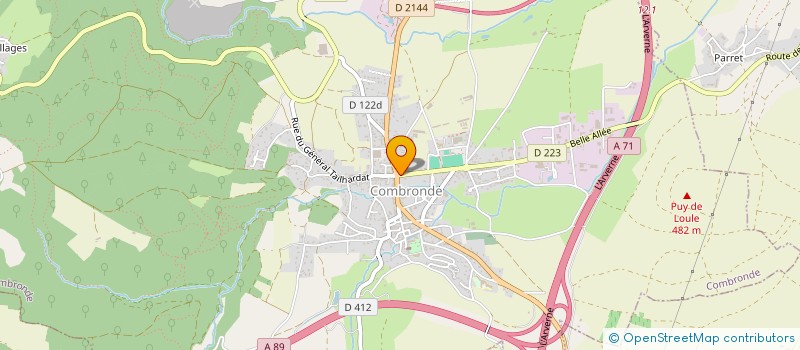 localisation de l'entreprise BIGGER STEP  COMBRONDE