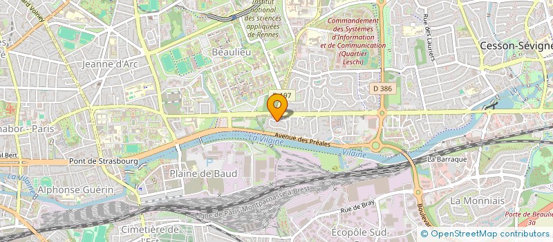 localisation de l'entreprise BIGGY  CESSON-SEVIGNE