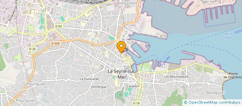 localisation de l'entreprise BIGGY BARBER à LA SEYNE SUR MER