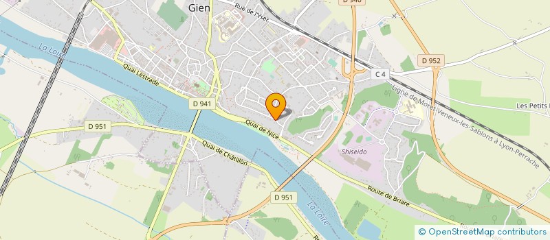 localisation de l'entreprise BIGGYM à GIEN