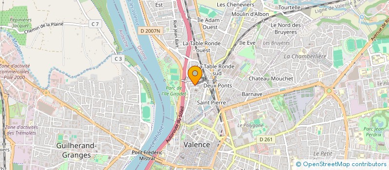 localisation de l'entreprise BIGIMMO26  BOURG-LES-VALENCE