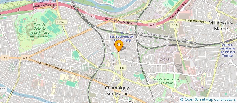 localisation de l'entreprise BIGKDO à CHAMPIGNY-SUR-MARNE
