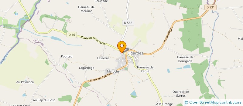 localisation de l'entreprise BIGNAOU à GAZAUPOUY