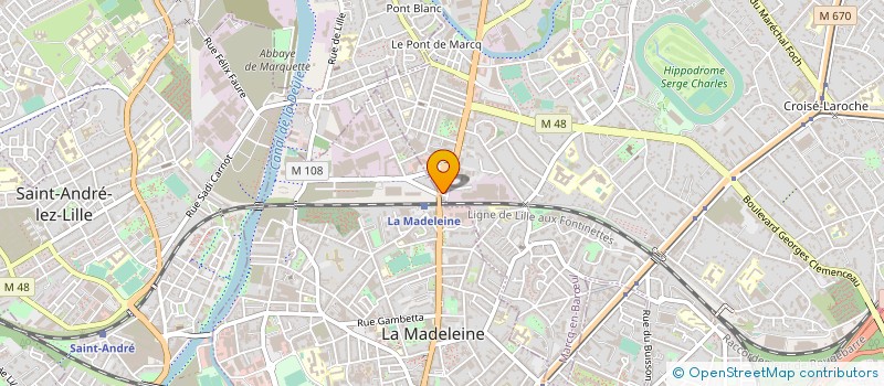 localisation de l'entreprise BIGO DEFOORT à MARCQ-EN-BARŒUL