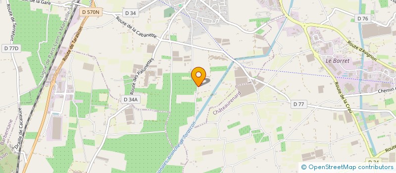 localisation de l'entreprise BIGONET à ROGNONAS