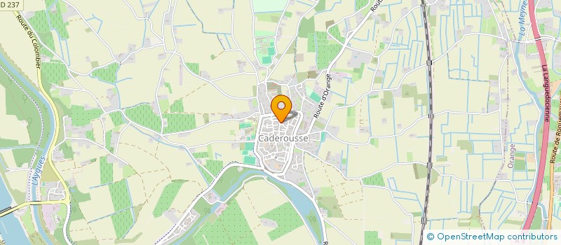 localisation de l'entreprise BIGORNE 2007  CADEROUSSE