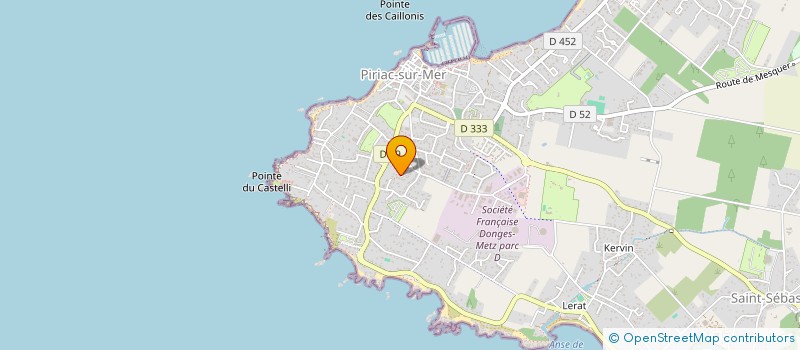 localisation de l'entreprise BIGORNEAU  PIRIAC-SUR-MER