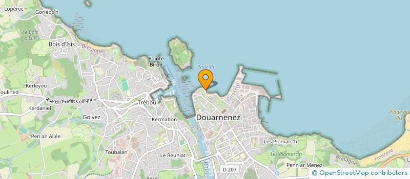 localisation de l'entreprise BIGORNEAUDZ  DOUARNENEZ