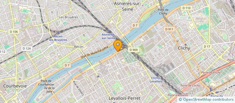 localisation de l'entreprise BIGORNEAUX ET CIE à LEVALLOIS-PERRET