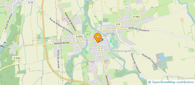localisation de l'entreprise BIGORRA ESPORT  MAUBOURGUET
