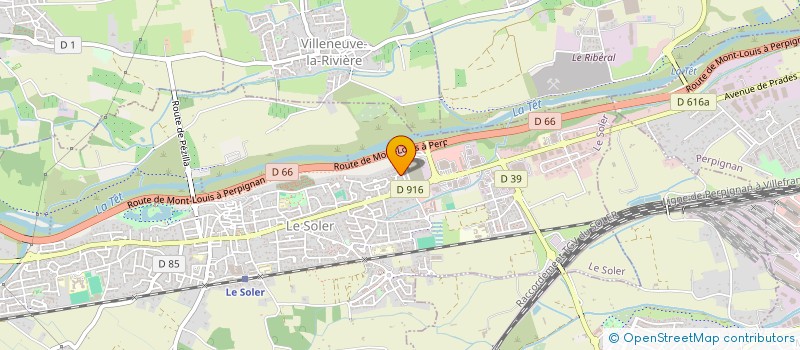 localisation de l'entreprise BIGORRE 2  LE SOLER