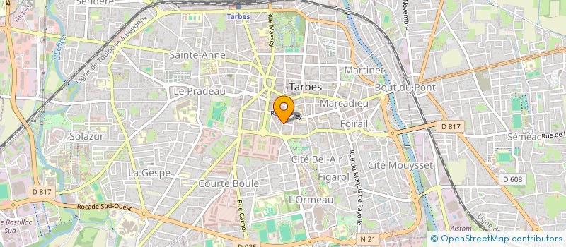 localisation de l'entreprise BIGORRE BEARN ASCENSEURS à TARBES