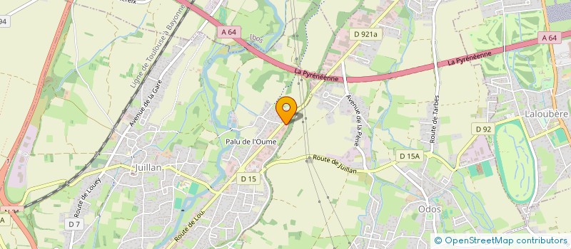 localisation de l'entreprise BIGORRE CYCLE  JUILLAN