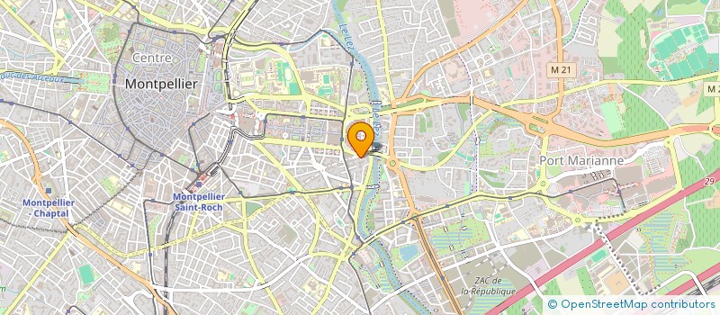 localisation de l'entreprise BIGORRE LANGUEDOC à MONTPELLIER