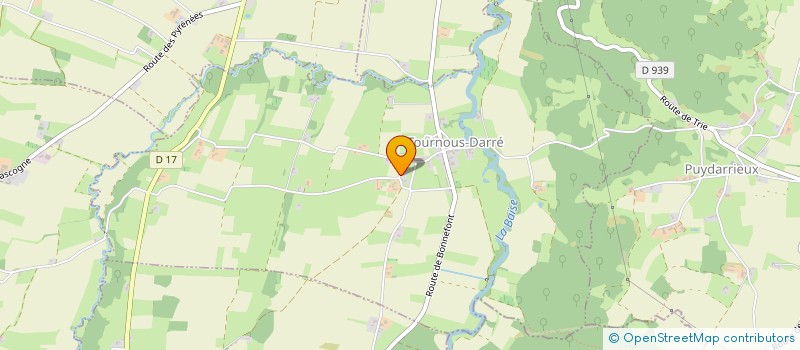 localisation de l'entreprise BIGORRE LOCATION  LALANNE-TRIE