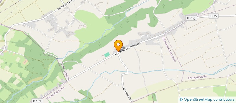 localisation de l'entreprise BIGORRE PLOMBERIE  VILLENEUVE-LECUSSAN