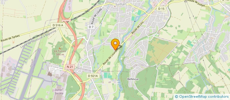 localisation de l'entreprise BIGORRE PREPA PERFORMANCE  JUILLAN