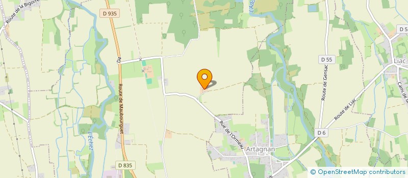 localisation de l'entreprise BIGORRE RECOLTES  VIC-EN-BIGORRE