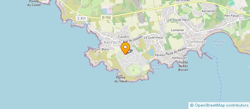 localisation de l'entreprise BIGOT à PLOEMEUR
