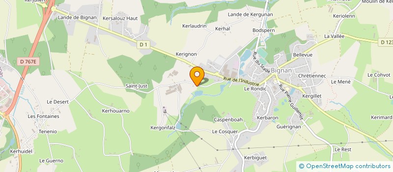 localisation de l'entreprise BIGOT DOMINIQUE S.A.S  BIGNAN