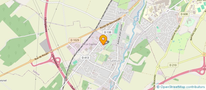 localisation de l'entreprise BIGOT ENTREPRISE à SALEUX
