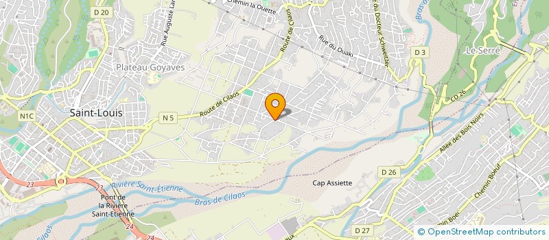 localisation de l'entreprise BIGOT MMTS  SAINT-LOUIS