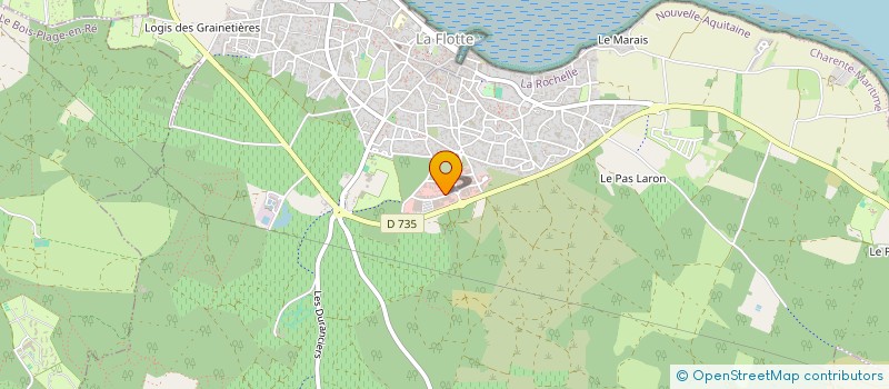 localisation de l'entreprise BIGOT PIERRE  LA FLOTTE