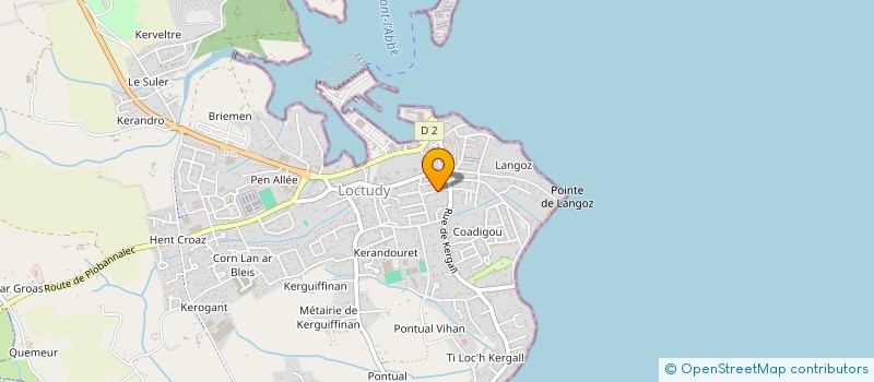 localisation de l'entreprise BIGOUD'ART  LOCTUDY