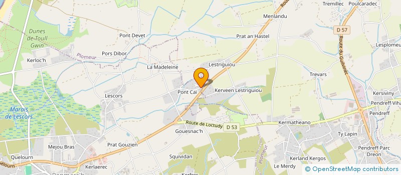 localisation de l'entreprise BIGOUD'IN  PENMARCH