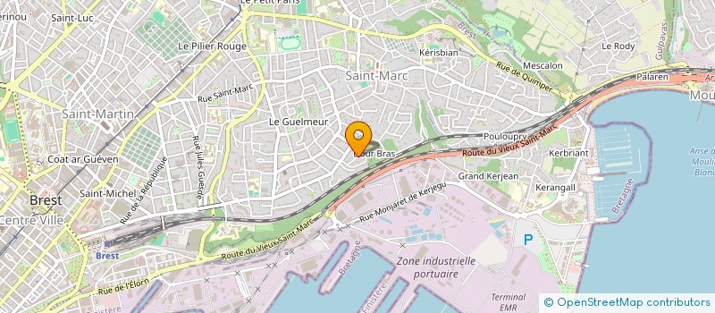 localisation de l'entreprise BIGOUD SAILING à BREST