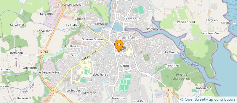 localisation de l'entreprise BIGOUDEN'T  PONT L ABBE