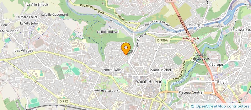 localisation de l'entreprise BIGOUDENE à SAINT-BRIEUC