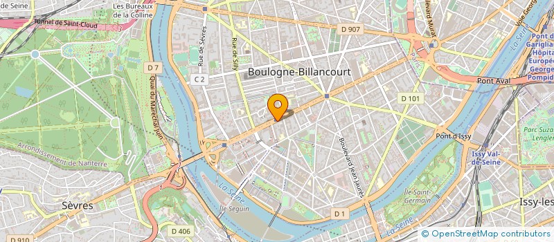 localisation de l'entreprise BIGOUDENE à BOULOGNE-BILLANCOURT
