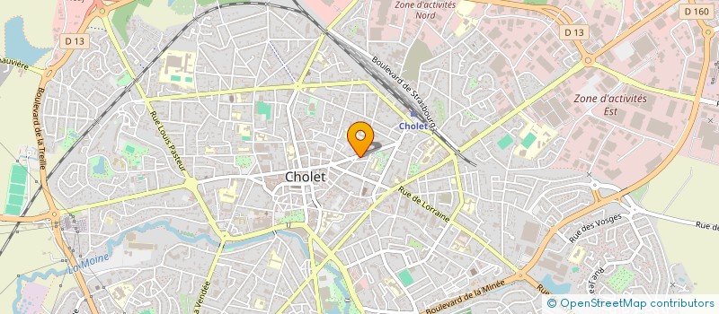 localisation de l'entreprise BIGOUDI à CHOLET