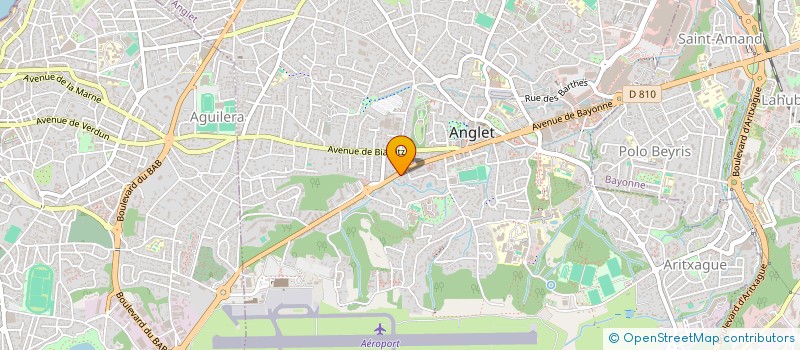localisation de l'entreprise BIGOURDAN  ANGLET