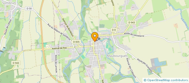 localisation de l'entreprise BIGOURDANE  MAUBOURGUET