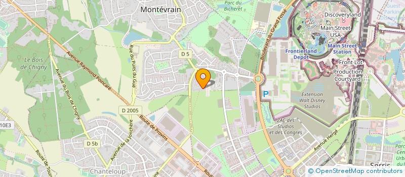 localisation de l'entreprise BIGOUT  MONTEVRAIN