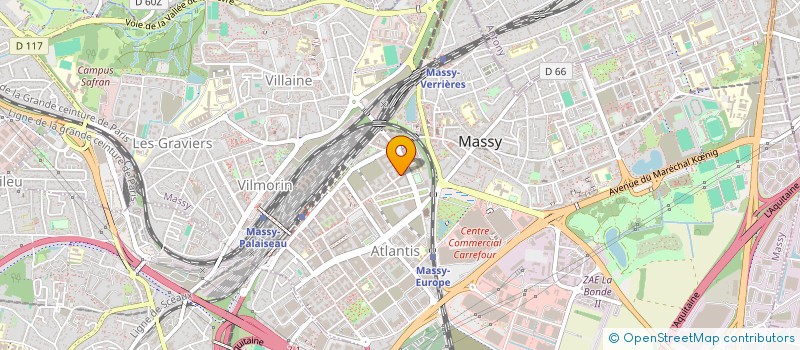 localisation de l'entreprise BIGSCALE à MASSY