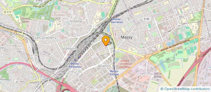 localisation de l'entreprise BIGSCALE ENGINEERING à MASSY
