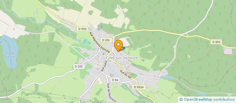 localisation de l'entreprise BIGSIM  CIREY-SUR-VEZOUZE